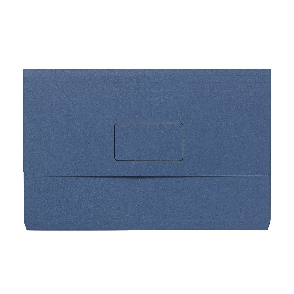 Foolscap Document Wallet 240gsm Navy