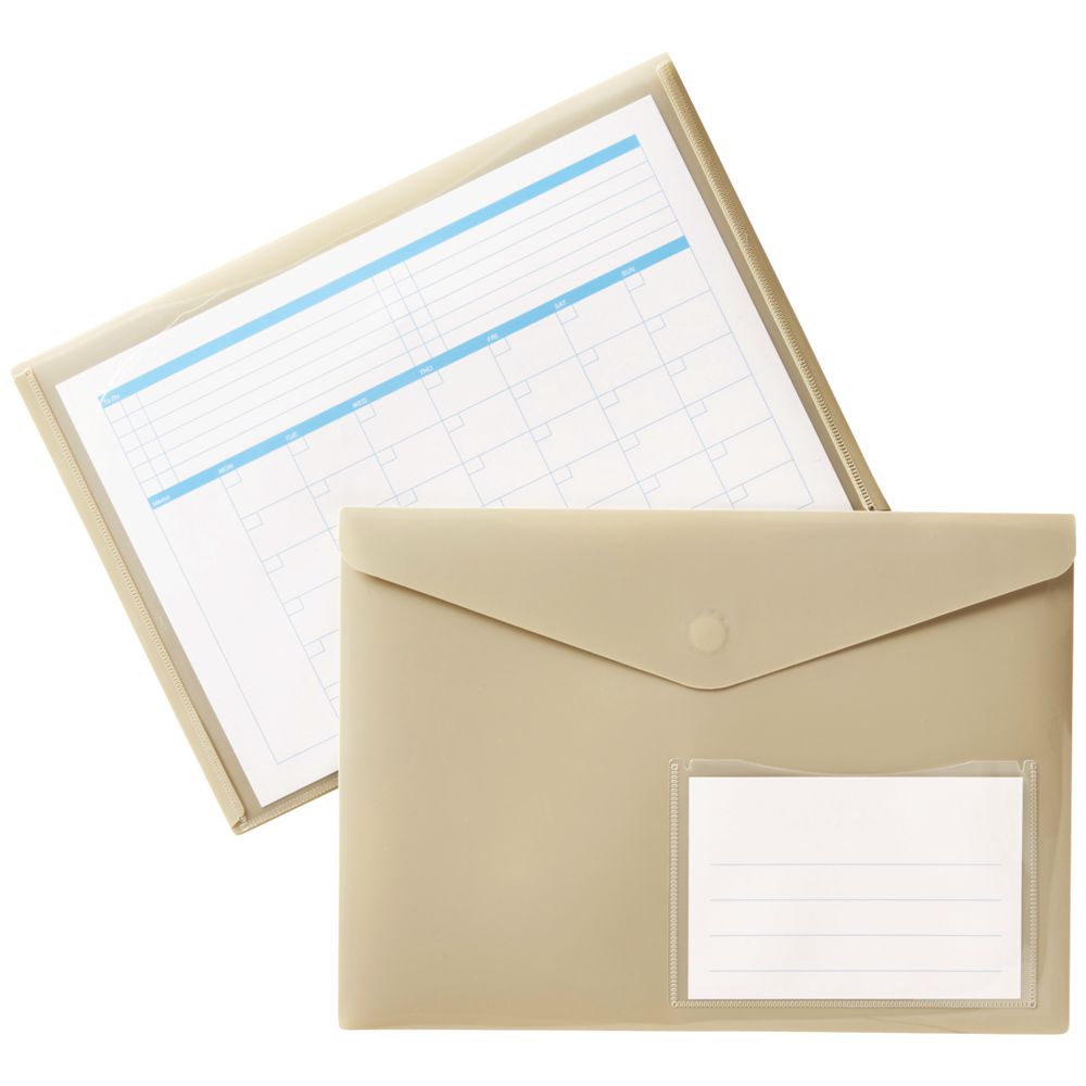 Document Wallet A4 Magnetic Closure Charcoal