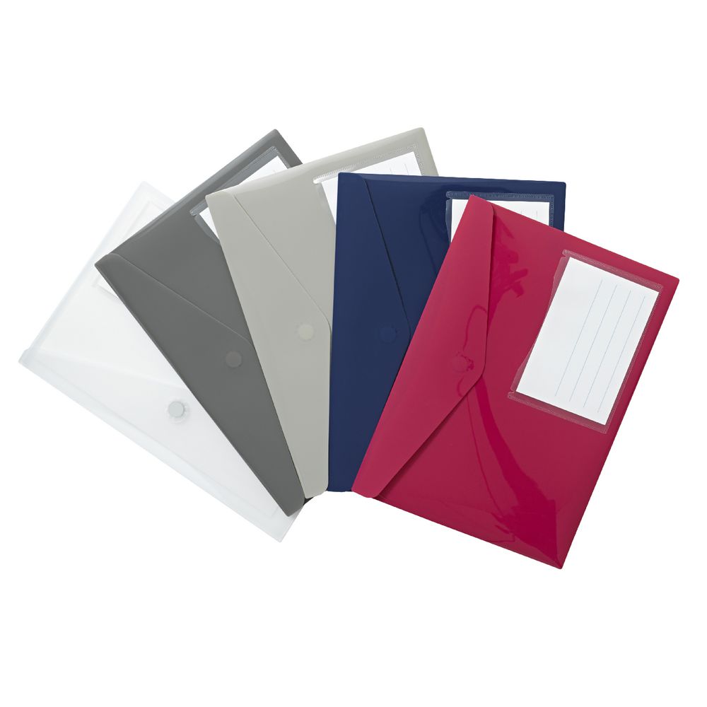 Document Wallet A4 Magnetic Closure Clear