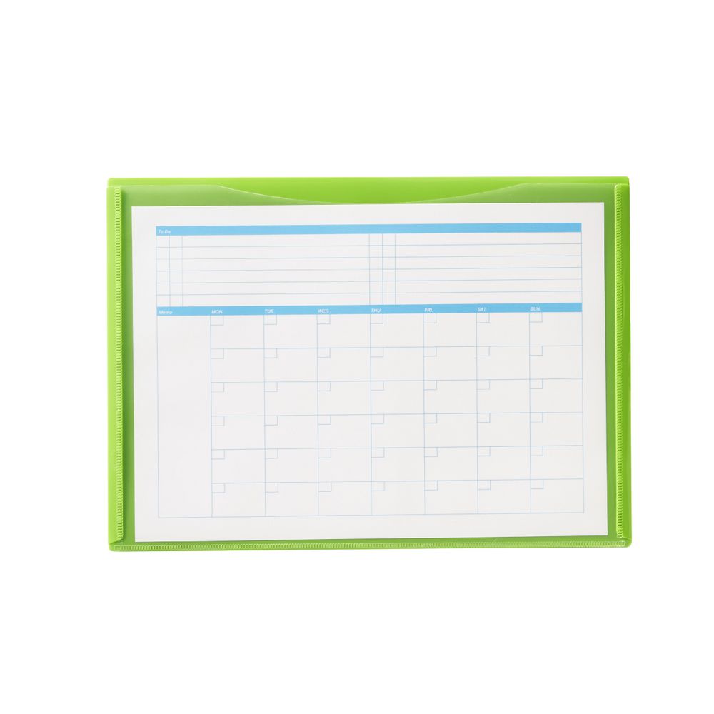 Document Wallet A4 Magnetic Closure Green
