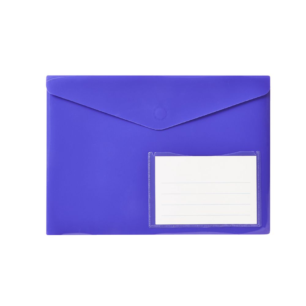 Document Wallet A4 Magnetic Closure Purple