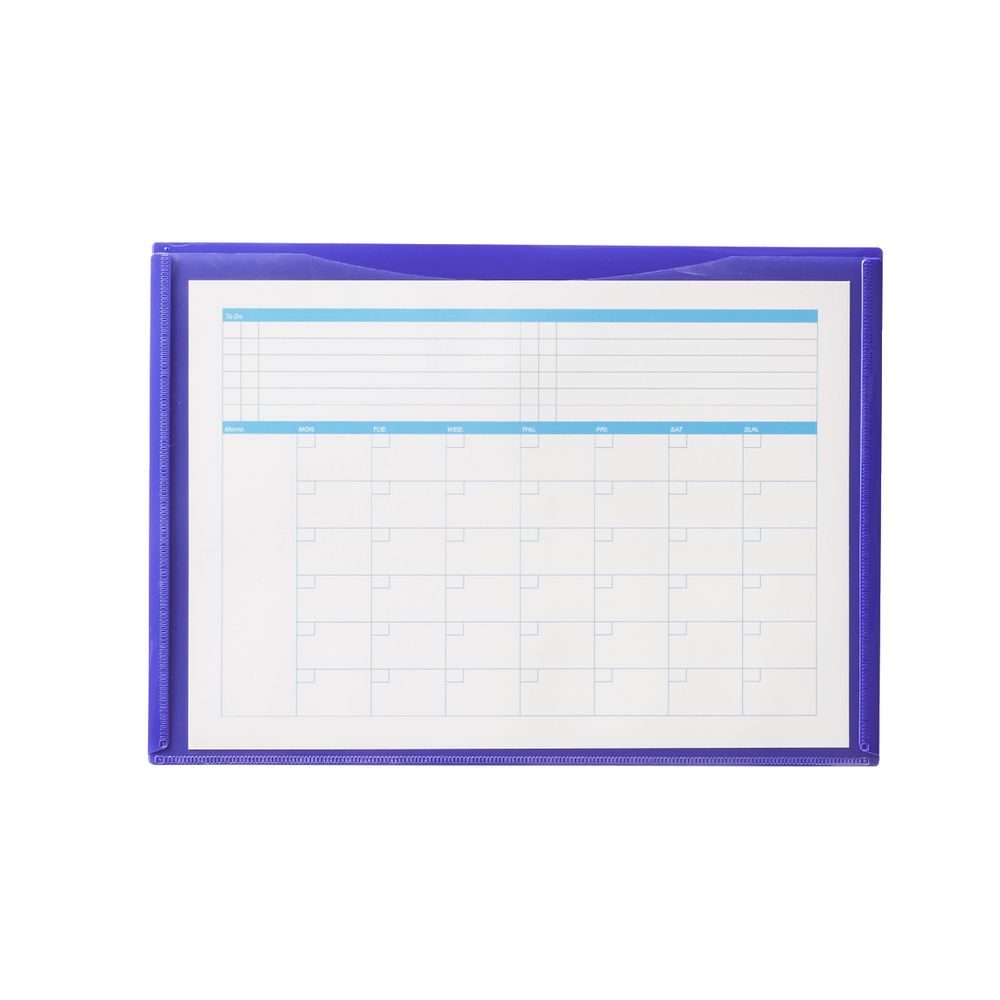 Document Wallet A4 Magnetic Closure Purple