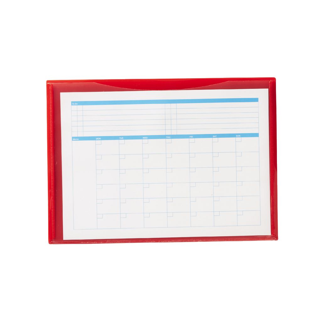 Document Wallet A4 Magnetic Closure Red