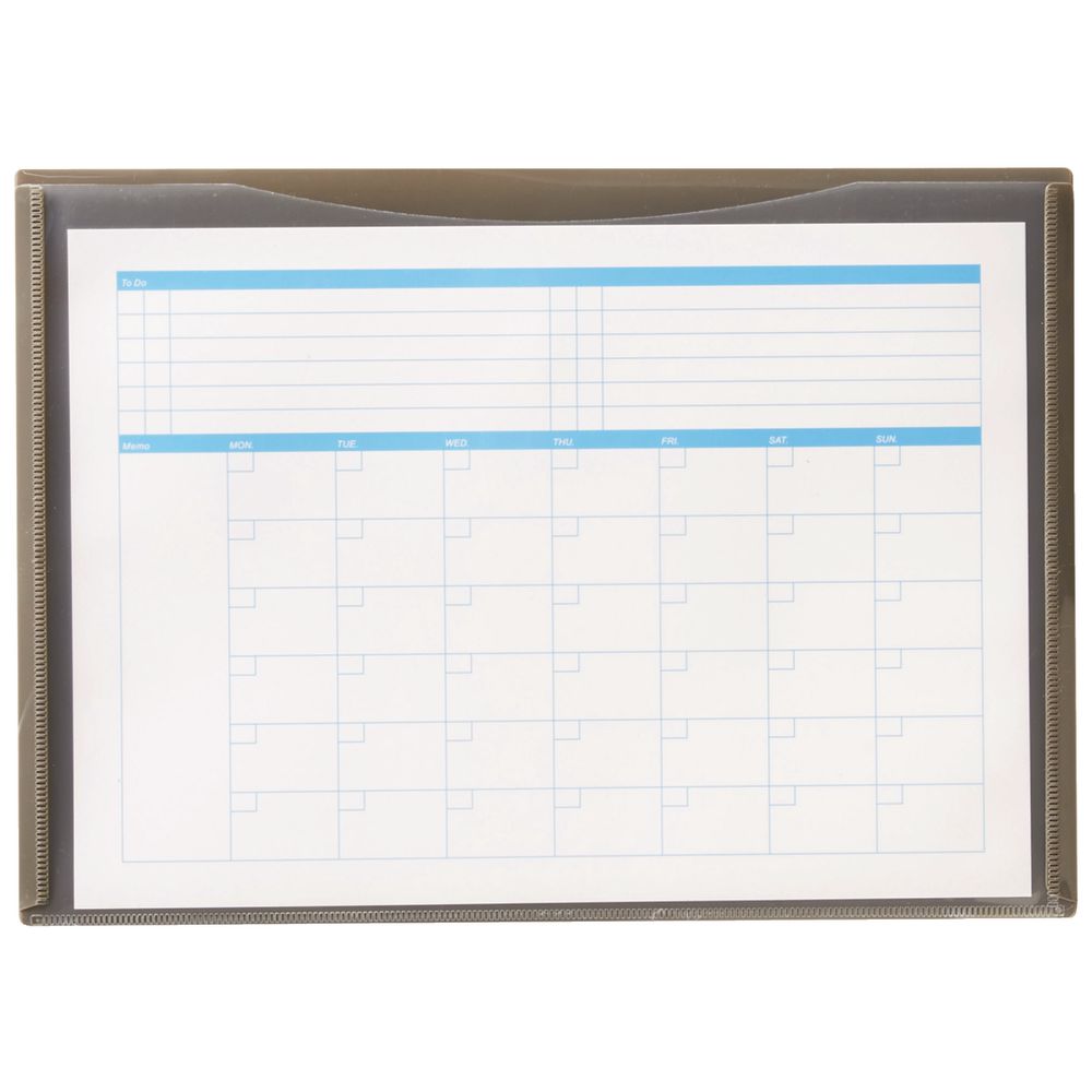 Document Wallet A4 Magnetic Closure Warm Grey