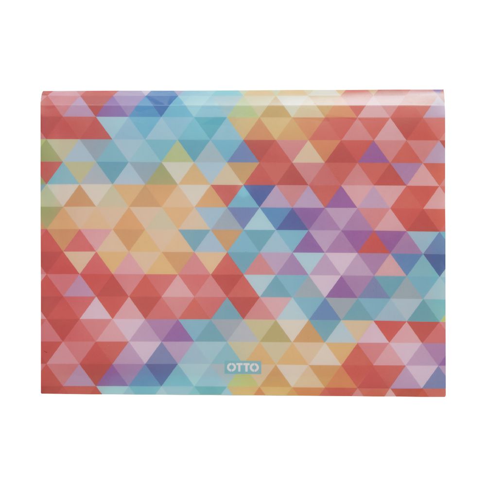 Otto Document Wallet A4 Printed PP Multi-coloured