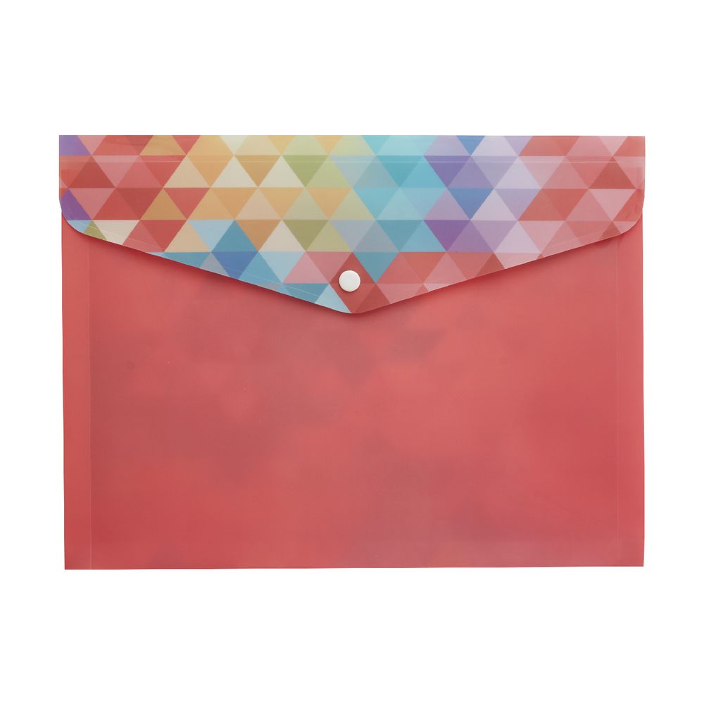 Otto Document Wallet A4 Printed PP Multi-coloured