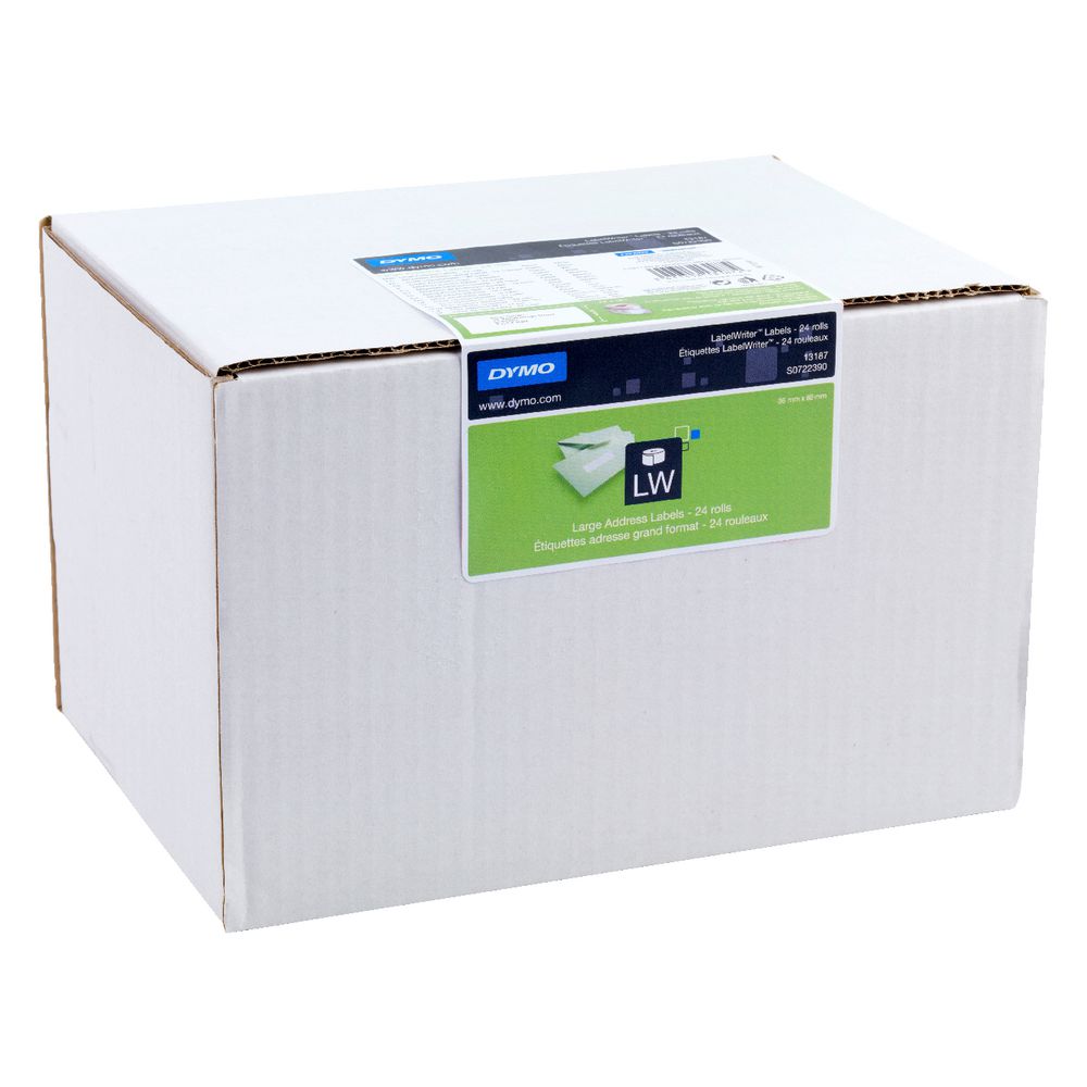 DYMO LabelWriter Address Labels 36 x 89mm 24 Roll Pack