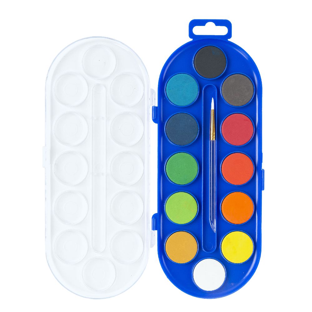 Educational Colours 12 Colour Disc Paint Box