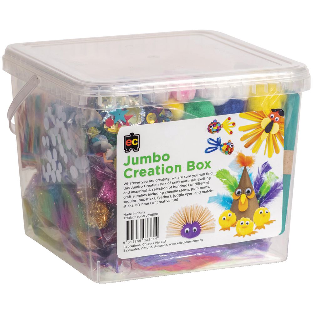 Educational Colours Jumbo Creation Box 