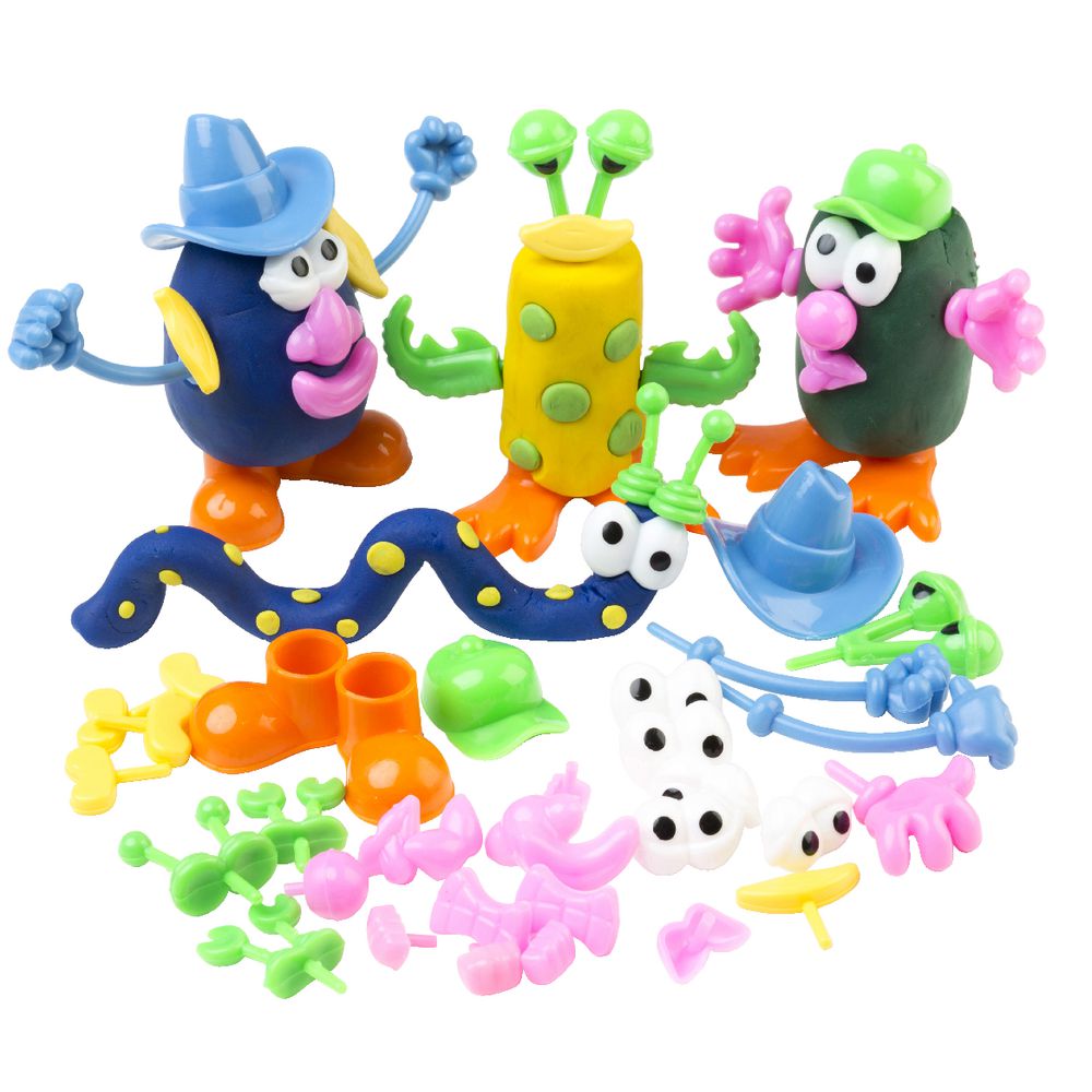 Educational Colours People Dough Cutters 52 Pack