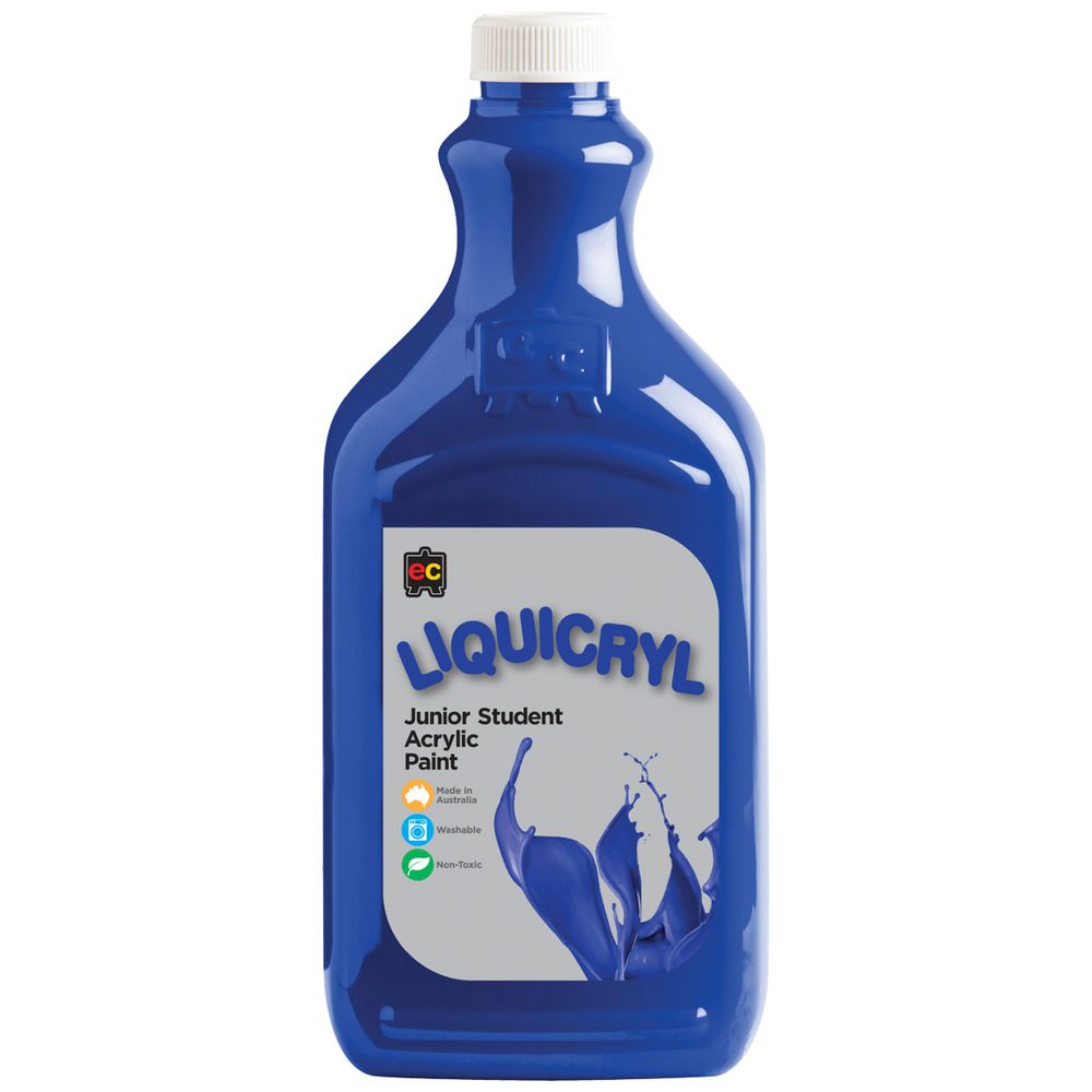 Educational Colours Liquicryl Paint 2L Brilliant Blue