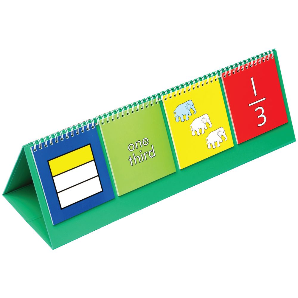 Educational Colours Fraction Flip Chart Demo