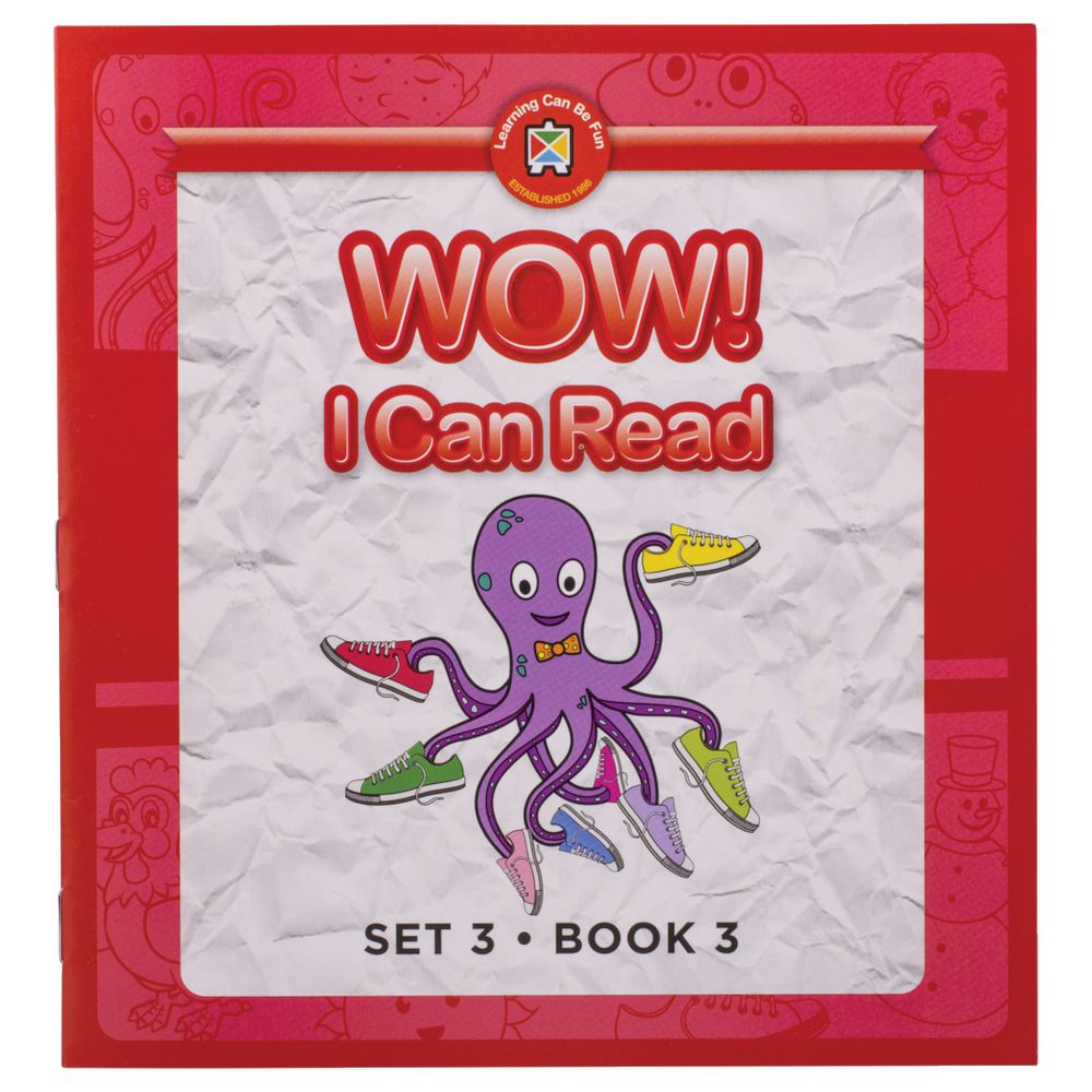Learning Can Be Fun Wow I Can Read Books Set 3 Red