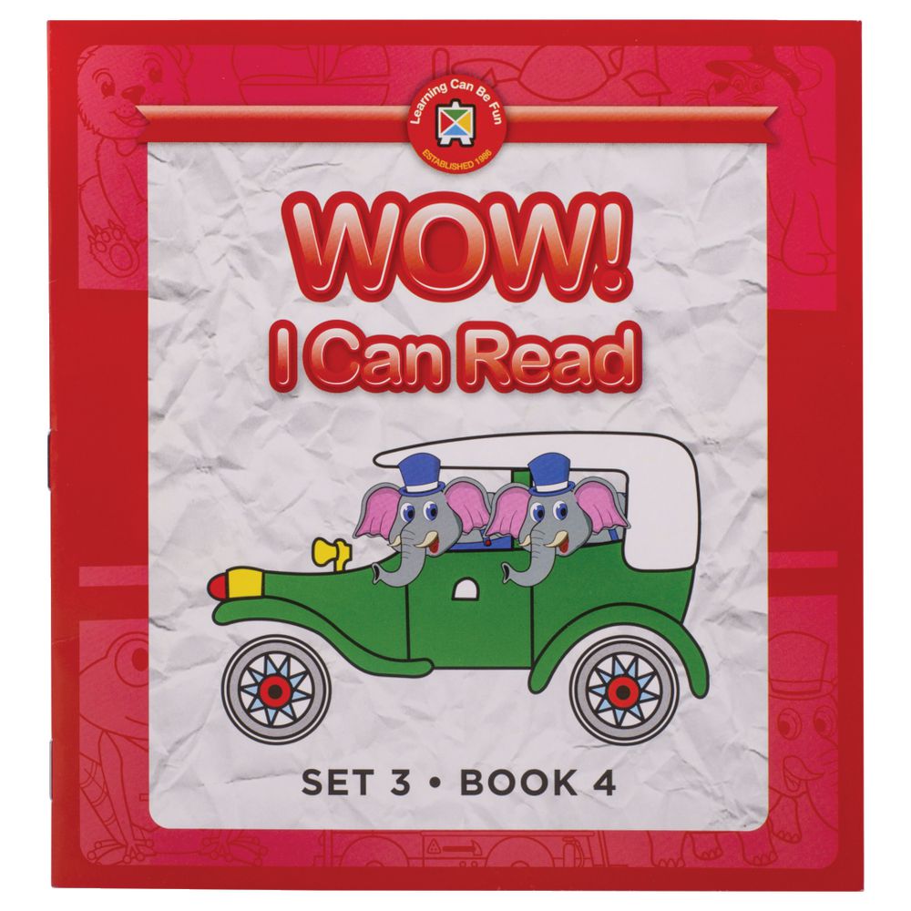 Learning Can Be Fun Wow I Can Read Books Set 3 Red