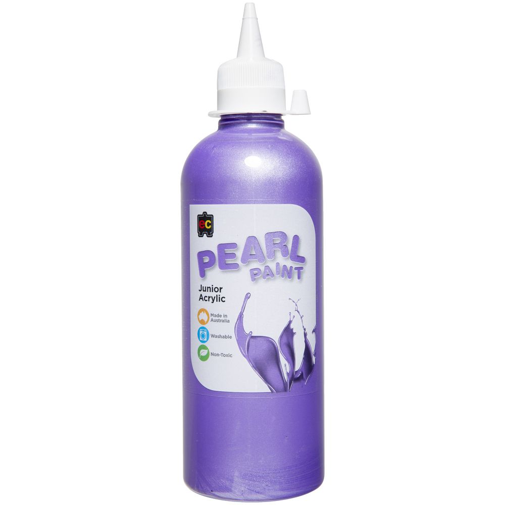 Educational Colours Pearl Paint 500mL Violet