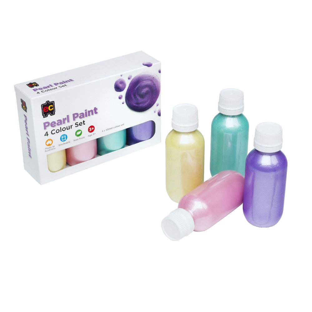 Educational Colours Pearl Paint Set