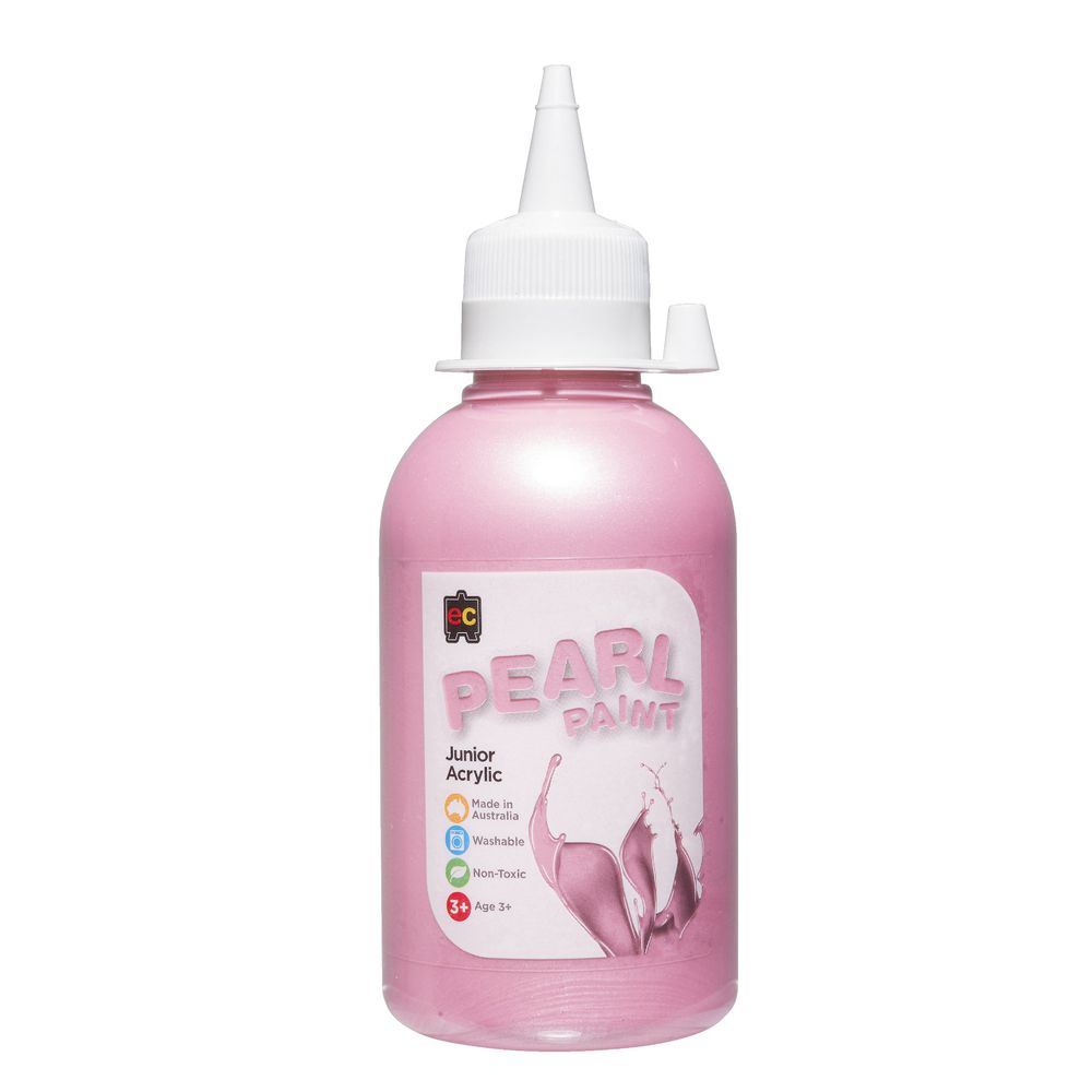 Educational Colours Pearl Paint 250mL Pink
