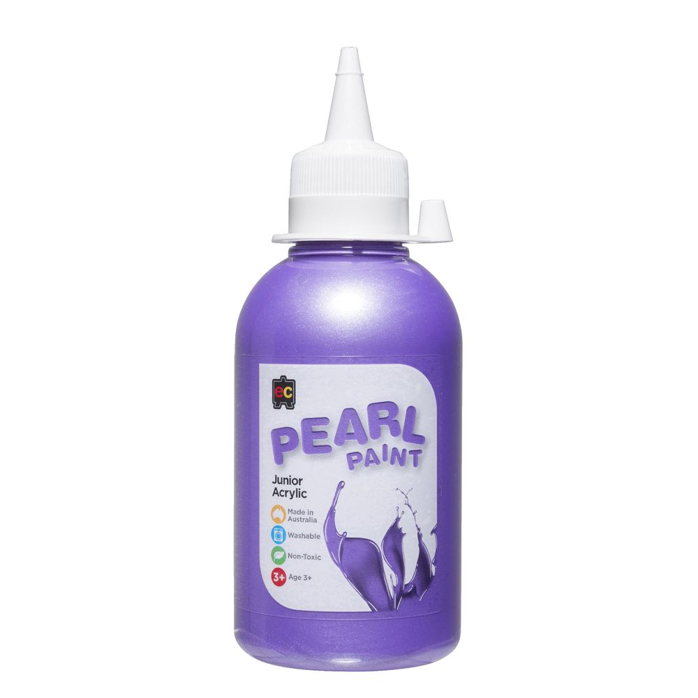 Educational Colours Pearl Paint 250mL Violet