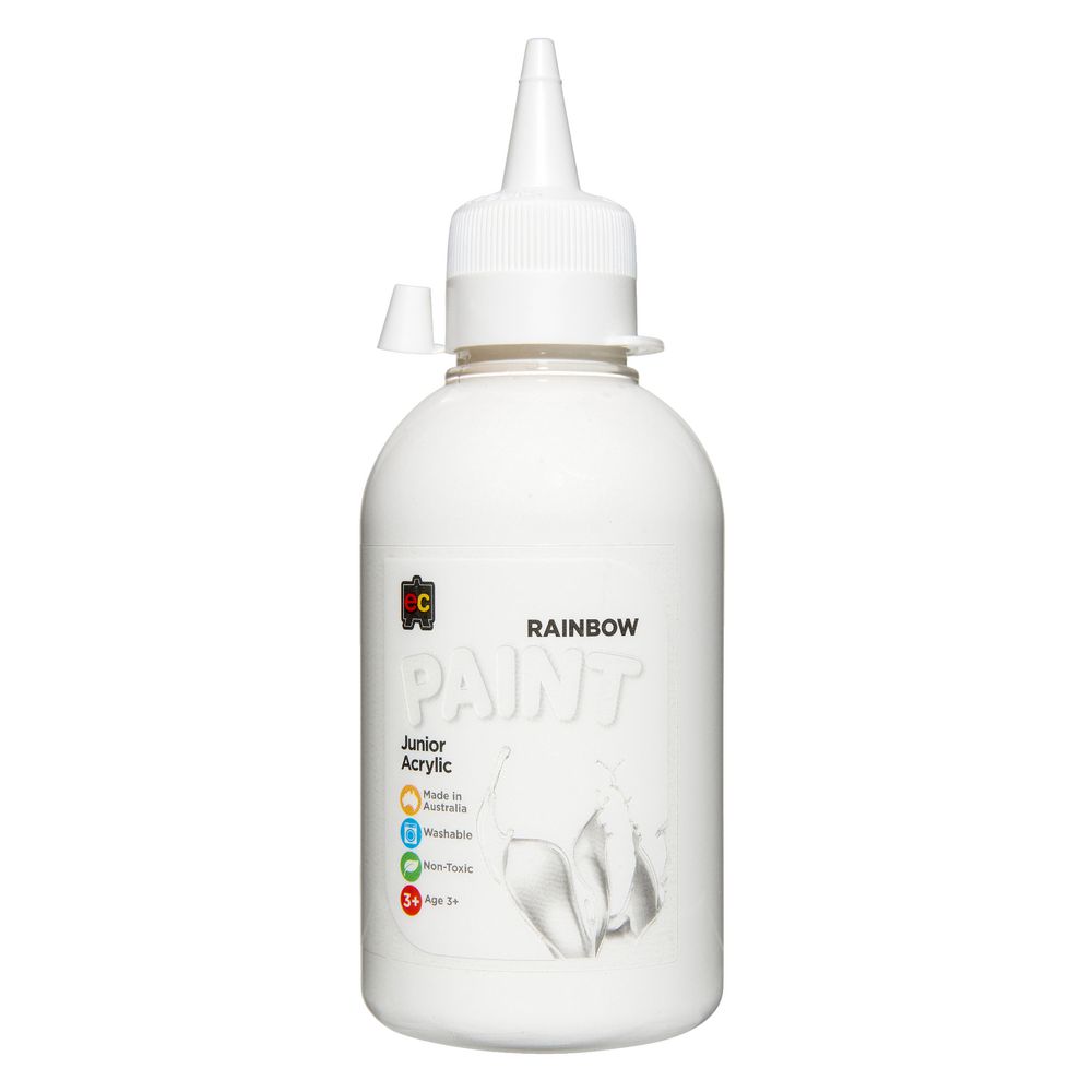 Educational Colours Acrylic Paint 250mL White