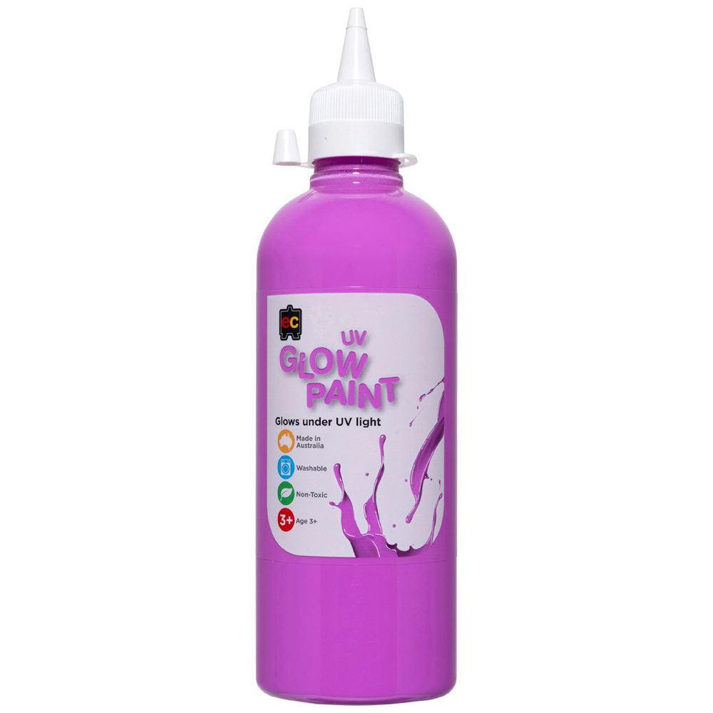 Educational Colours UV Glow Paint 500mL Violet