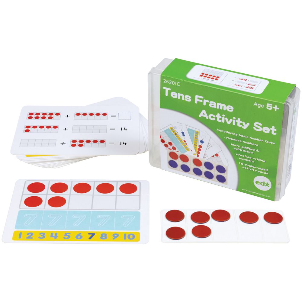 EDX Education Ten Frames Activity Set