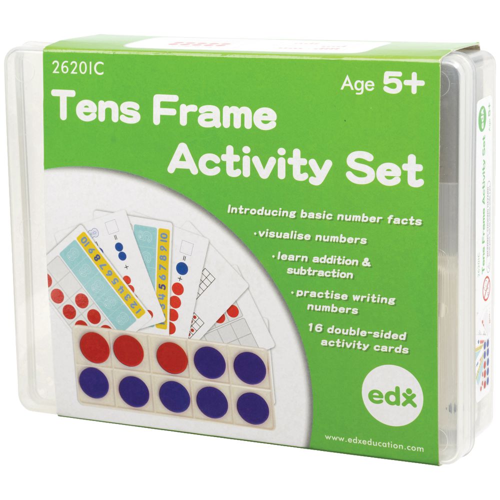 EDX Education Ten Frames Activity Set