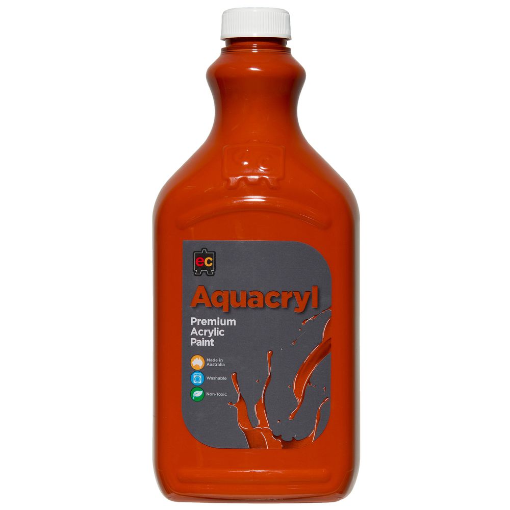 Educational Colours Aquacryl Paint 2L Burnt Sienna