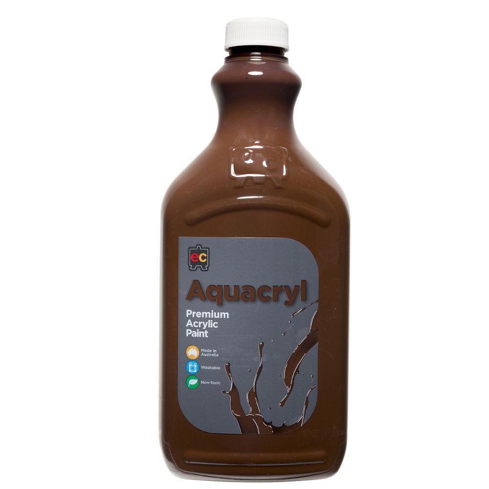 Educational Colours Aquacryl Paint 2L Burnt Umber