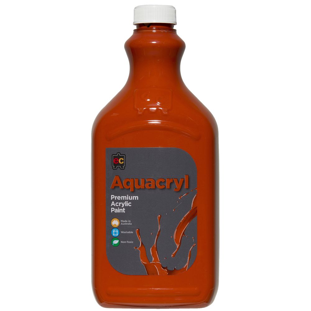Educational Colours Aquacryl Paint 2L Red Oxide