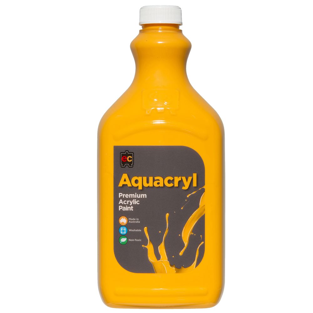 Educational Colours Aquacryl Paint 2L Warm Yellow