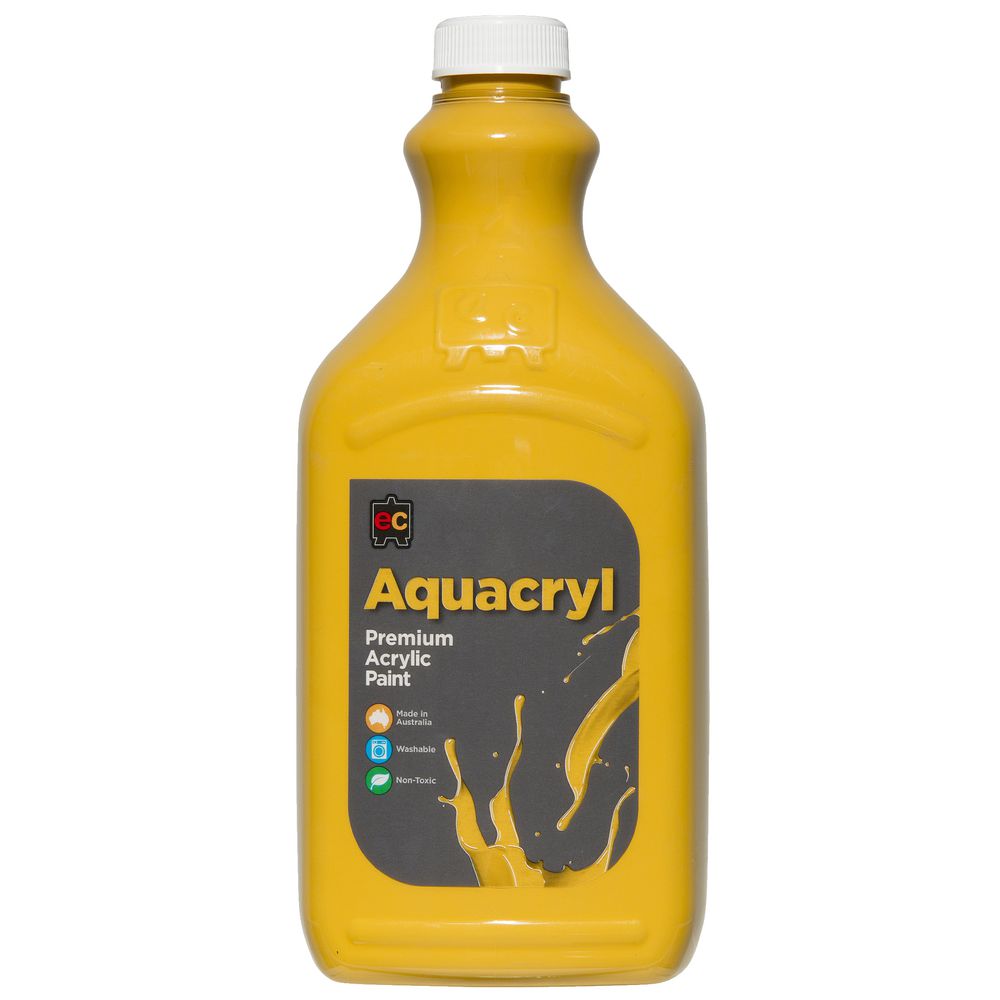 Educational Colours Aquacryl Paint 2L Yellow Oxide