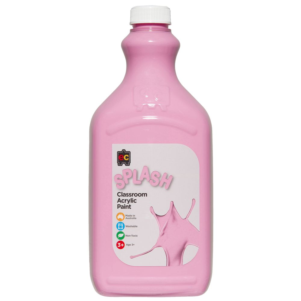 Educational Colours Classroom Splash Paint 2L Cupcake Pink
