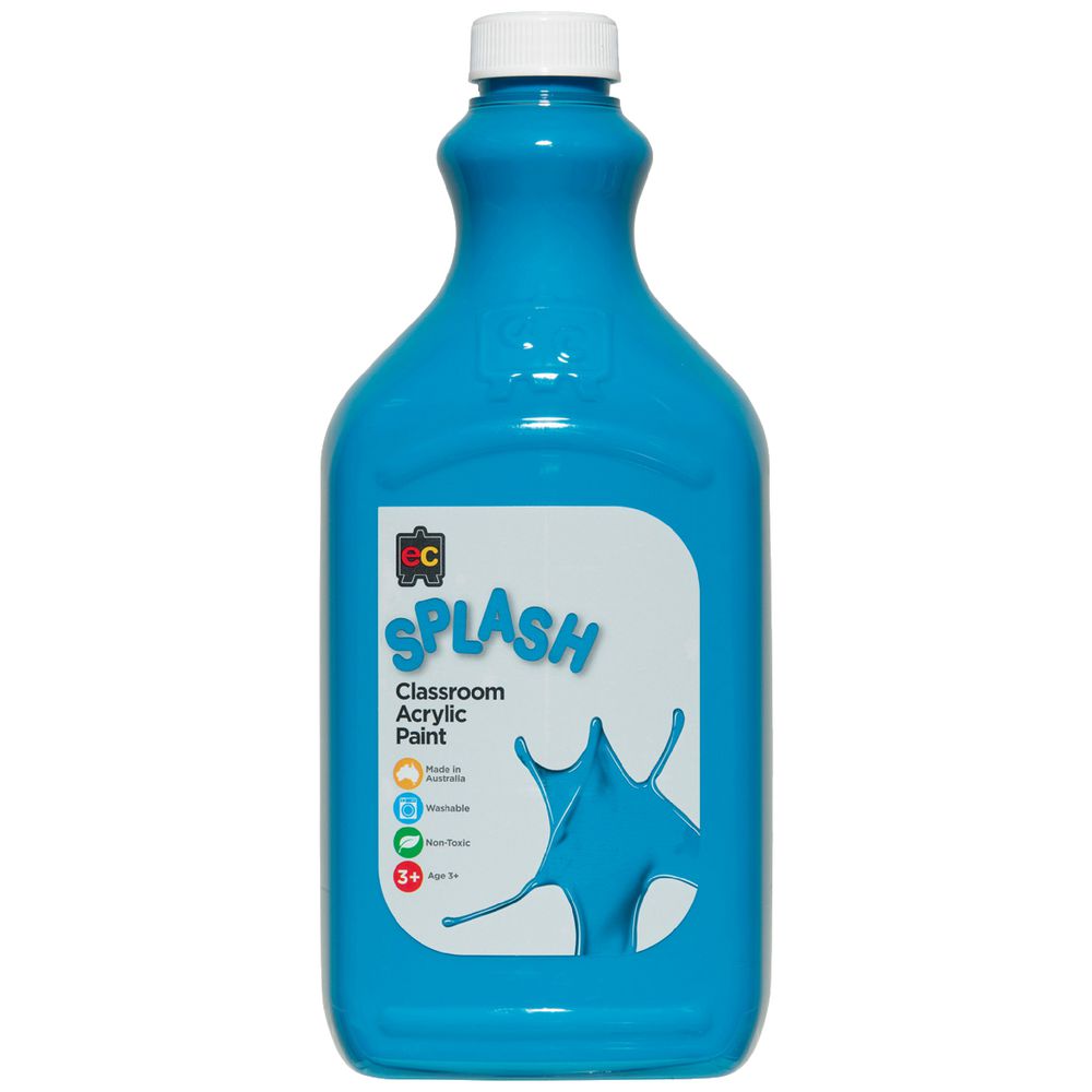 Educational Colours Classroom Splash Paint 2L Peppermint