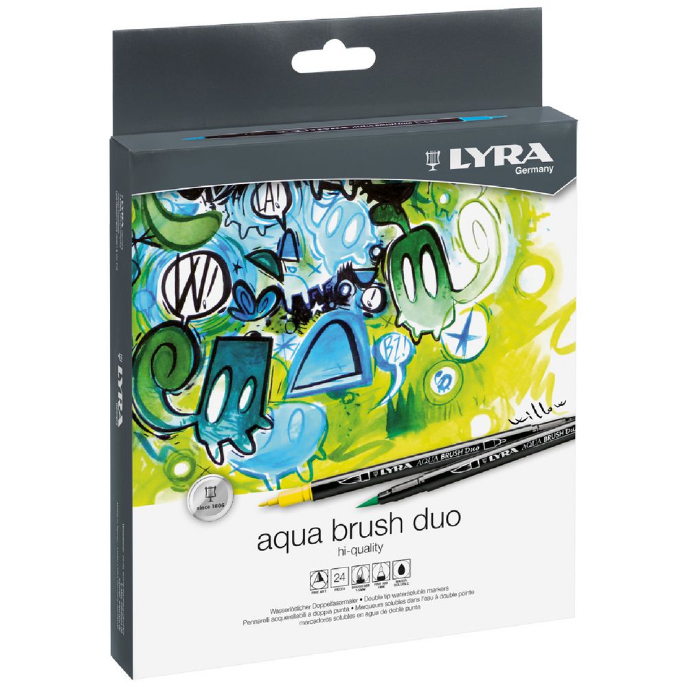 Lyra Aqua Brush Duo 24 Pack