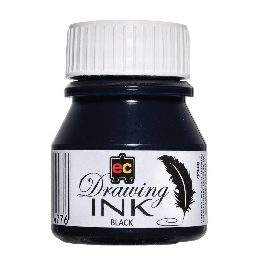 Educational Colours Drawing Ink 30mL Black