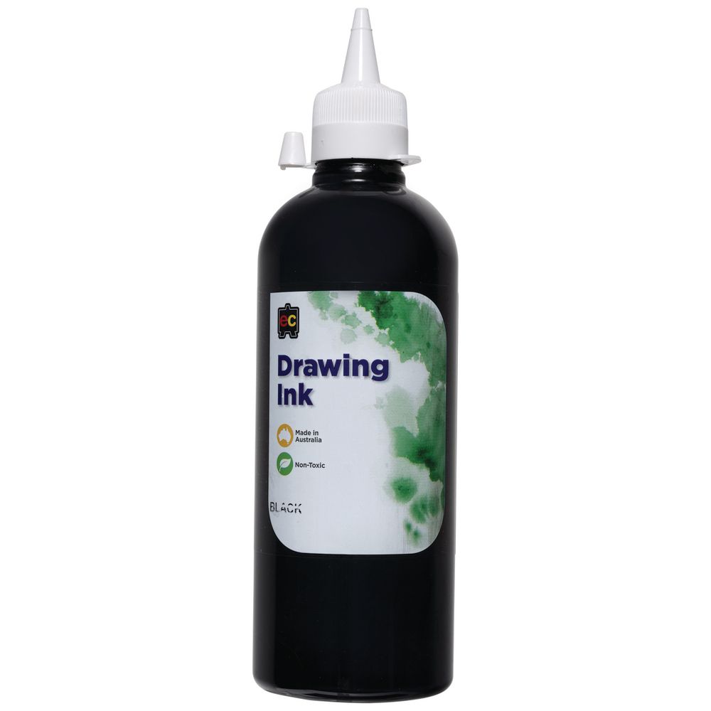 Educational Colours Drawing Ink 500mL Black