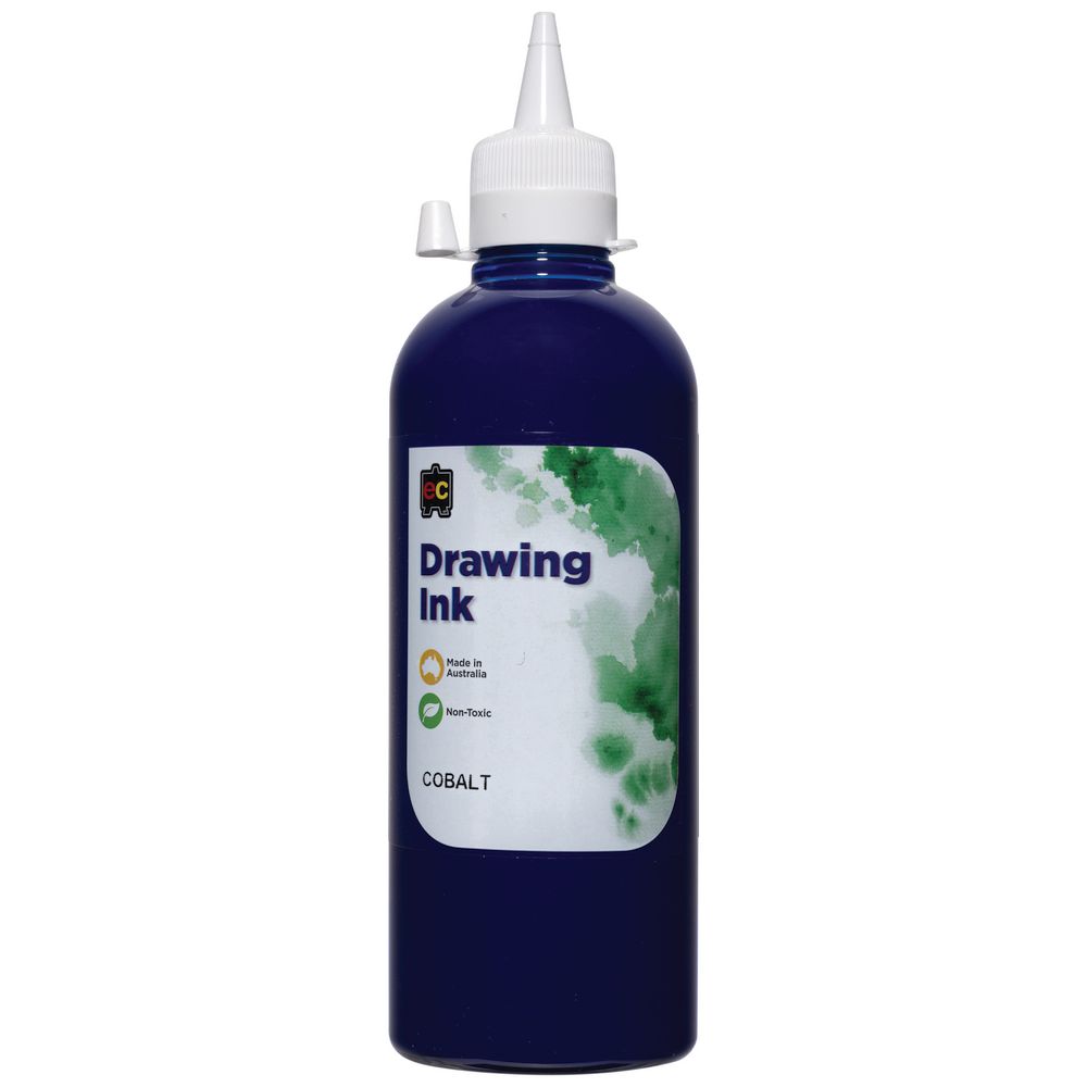 Educational Colours Drawing Ink 500mL Cobalt