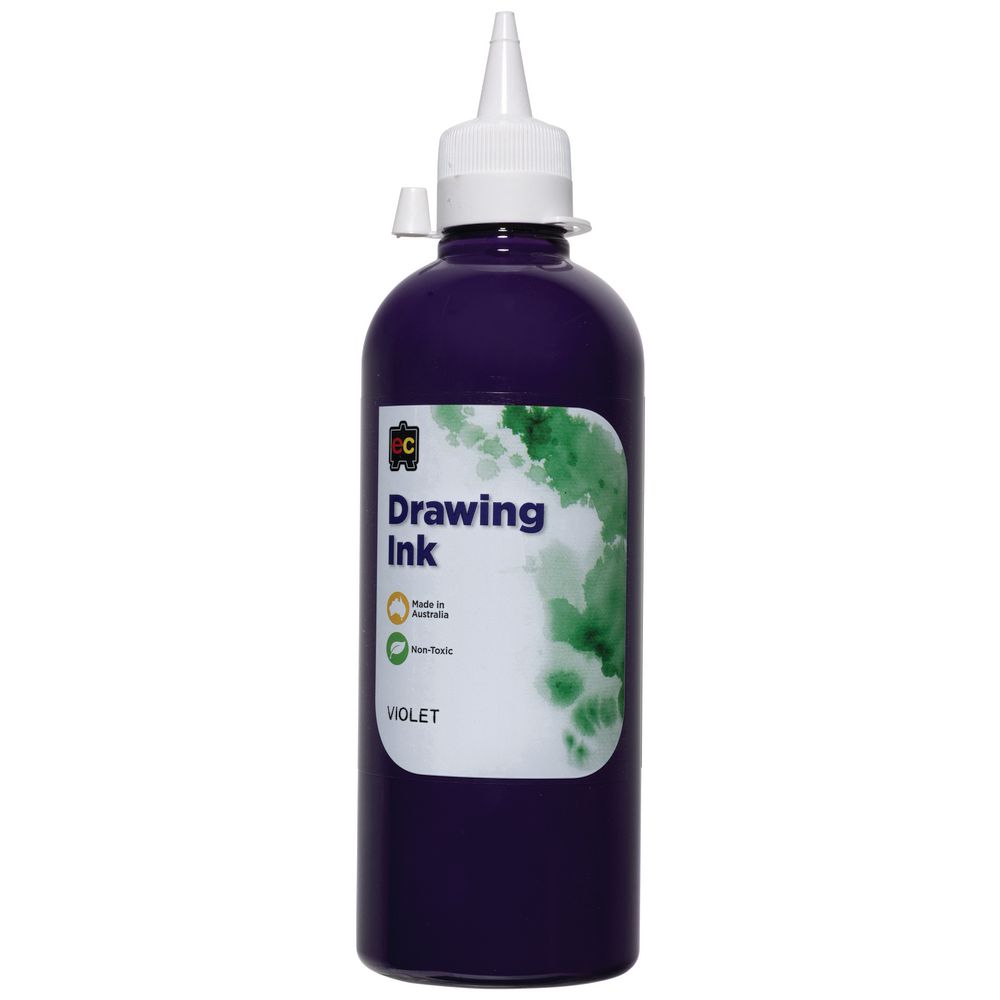 Educational Colours Drawing Ink 500mL Violet