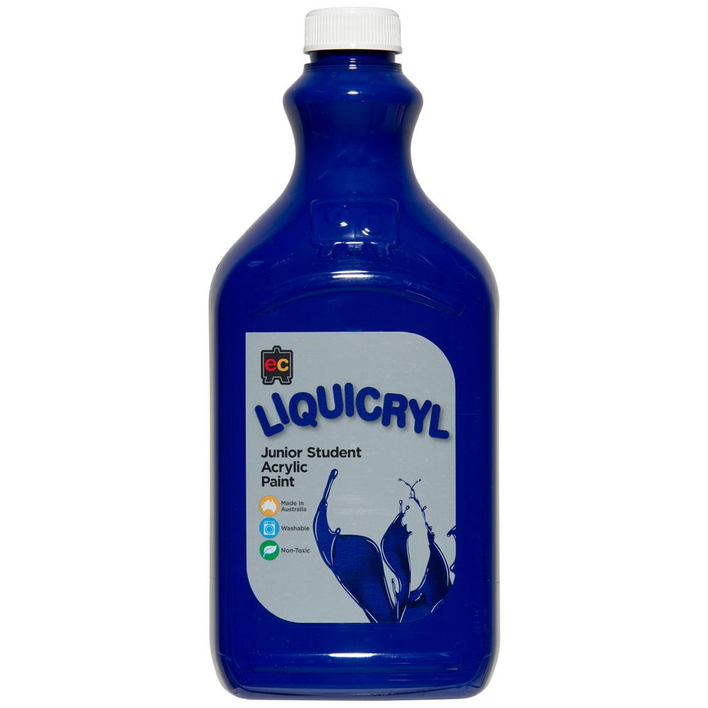Educational Colours Liquicryl Paint 2L Warm Blue