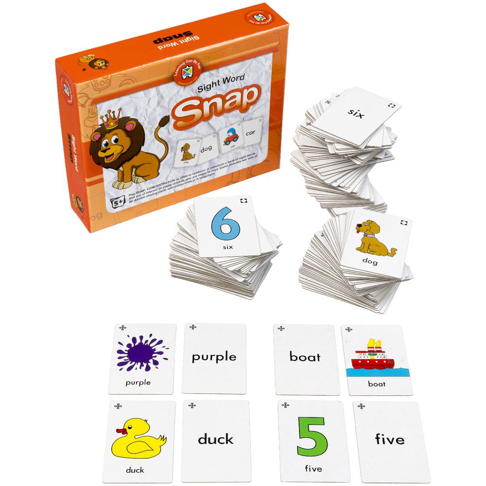 Learning Can Be Fun Basic Sight Word Snap