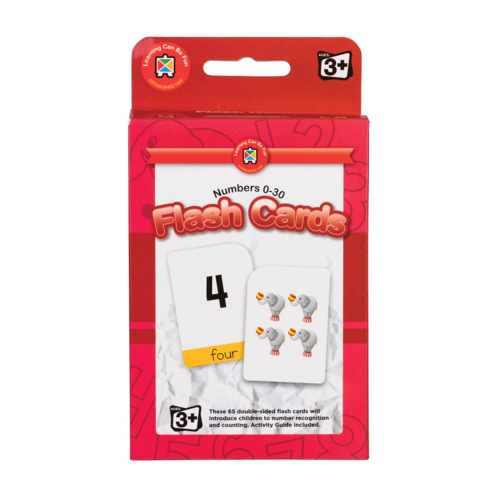 Learning Can Be Fun Flash Cards Numbers 0-30