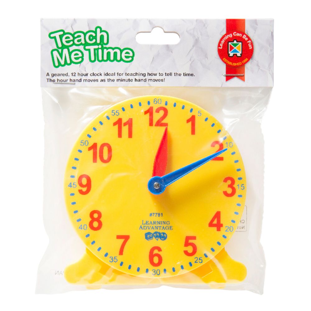 Learning Advantage Teach Me Time Clock 9314289027797 eBay