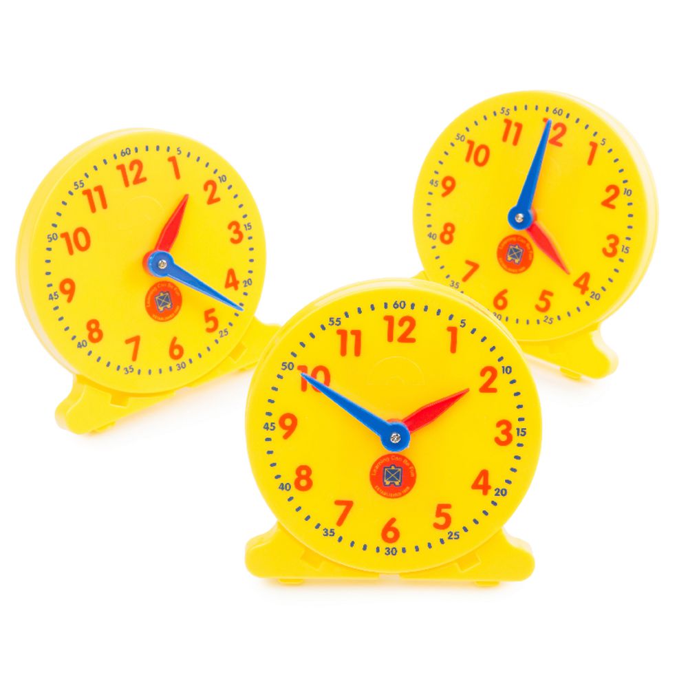 Learning Can Be Fun Right On Time Student Clock 6 Pack