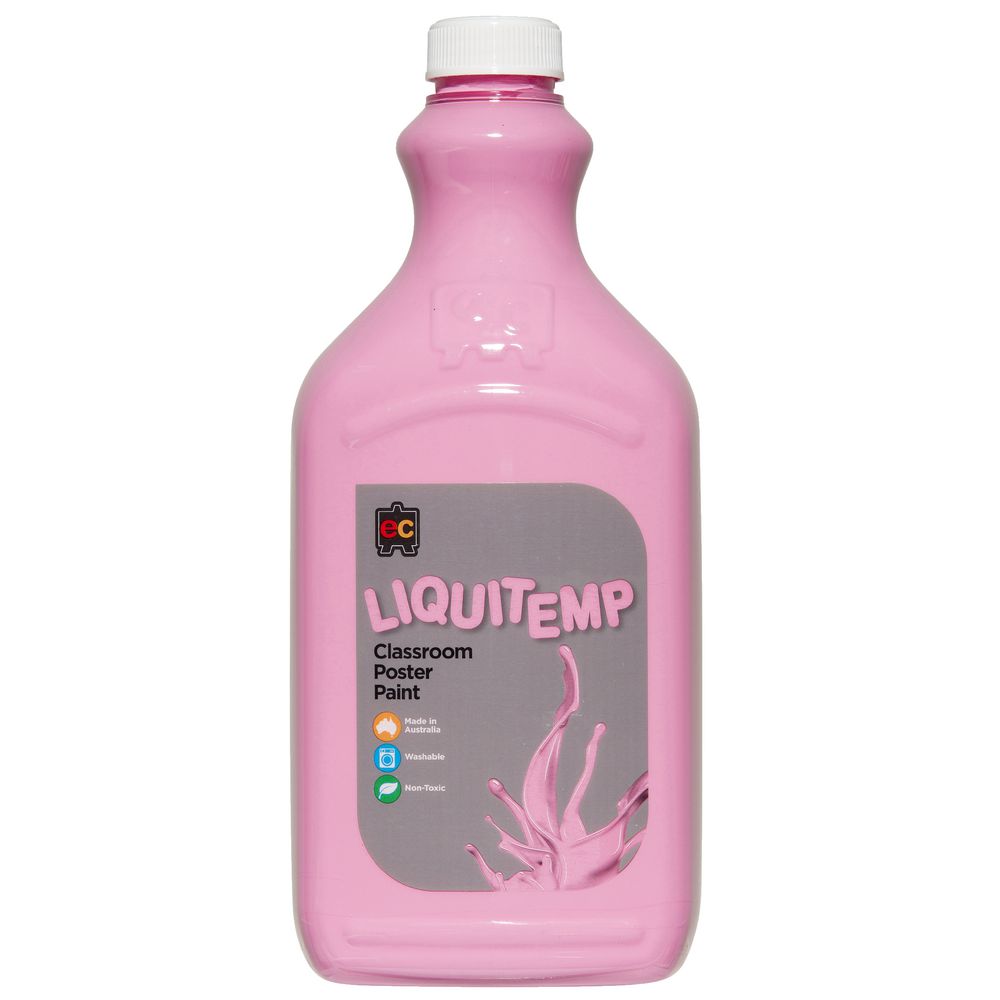 Educational Colours Liquitemp Paint 2L Pink