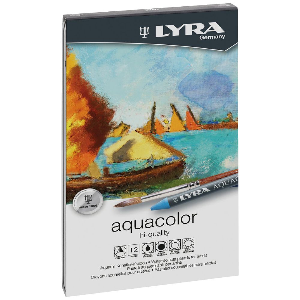 Lyra Aquacolour Crayons 12 Pack