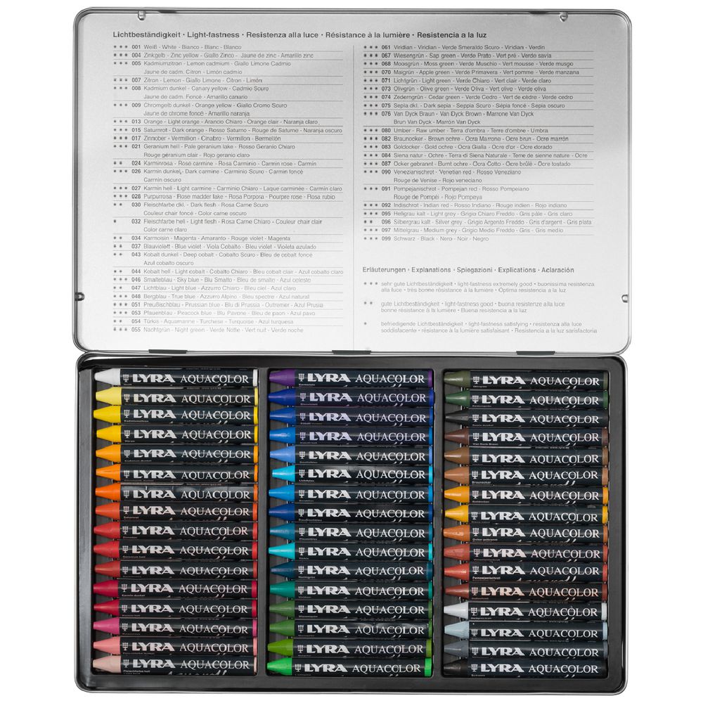 Lyra Aquacolour Crayons 48 Pack