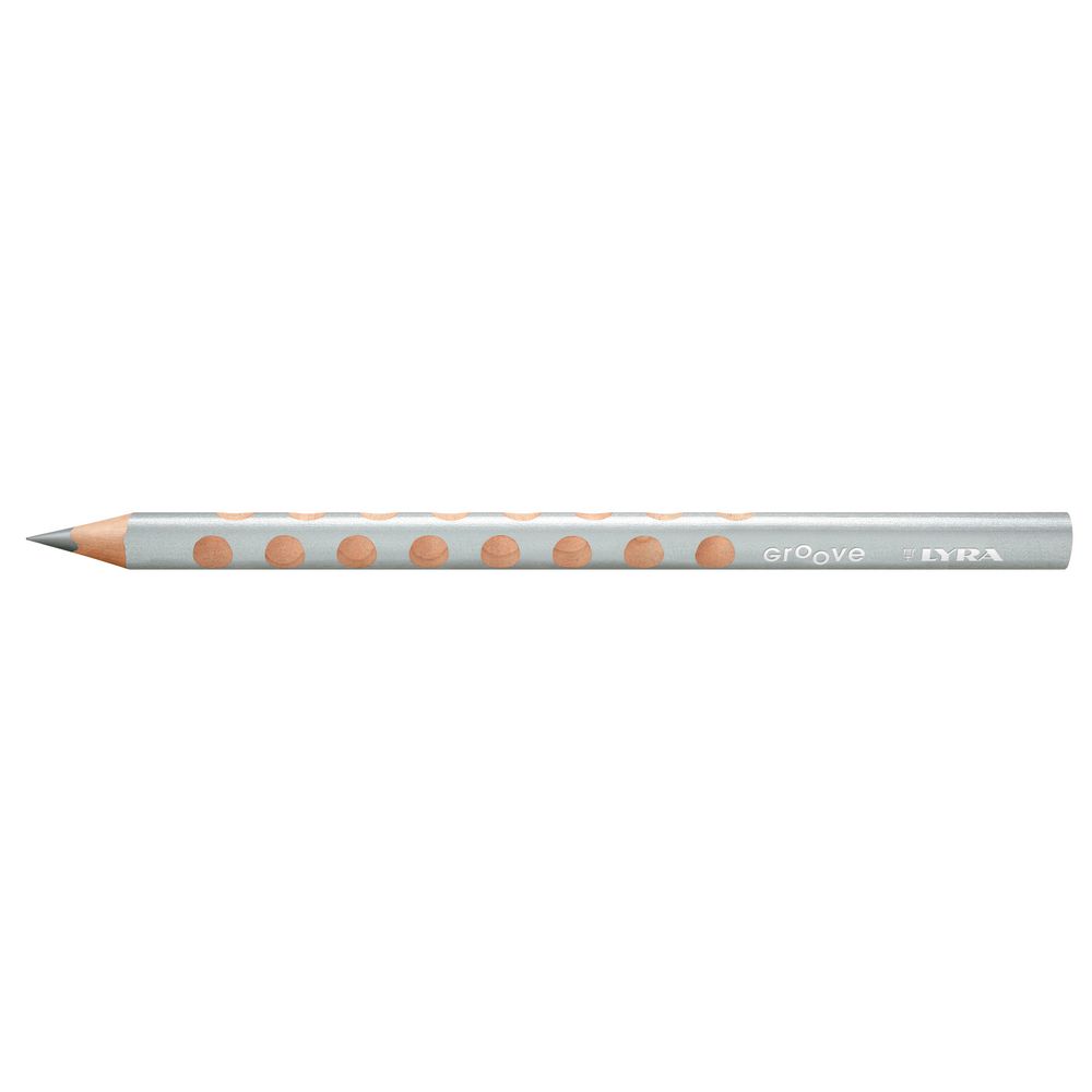 Lyra Groove Pencil Silver