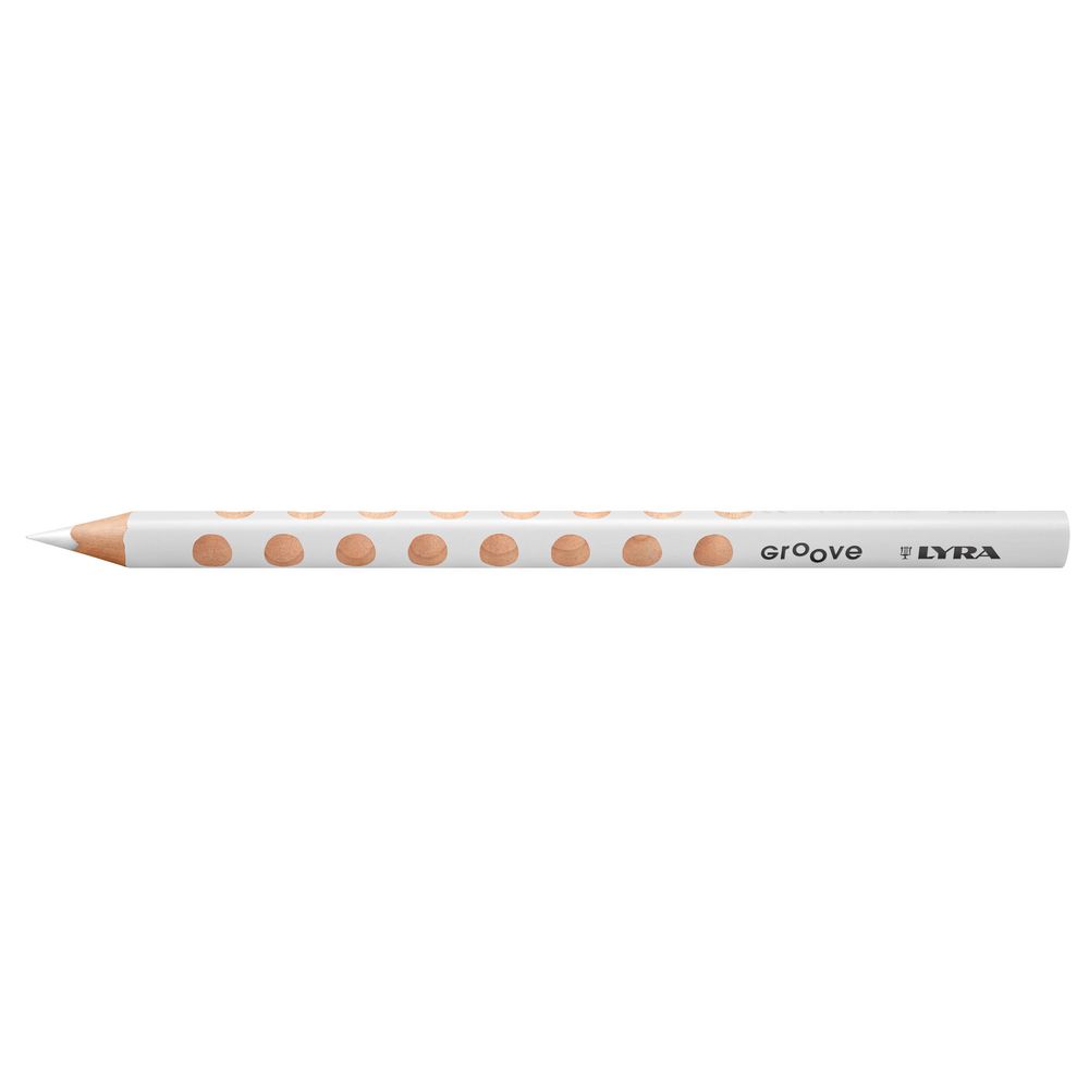 Lyra Groove Pencil White