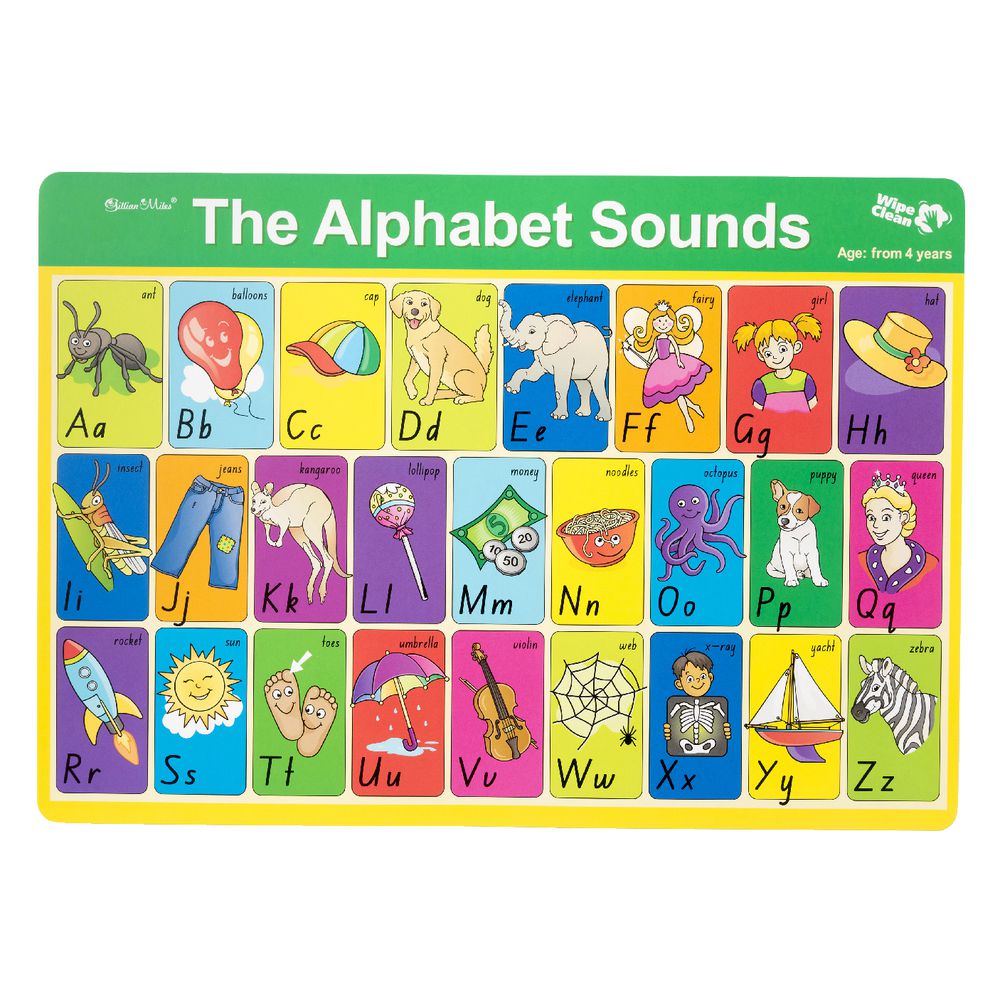 Gillian Miles The Alphabet Sounds Placemat