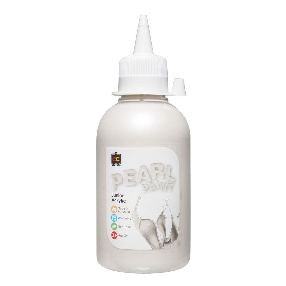 Educational Colours Pearl Paint 250ml White
